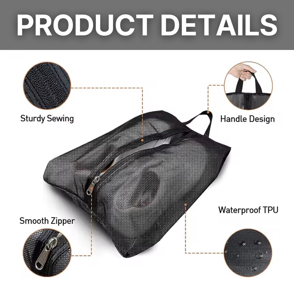 Armadilo Mesh Shoe Travel Bag