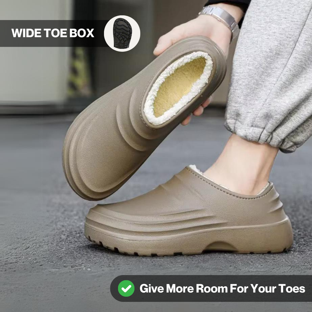 Torrey Fuzzy - Healthy & Non-Slip Comfort Clogs CODE