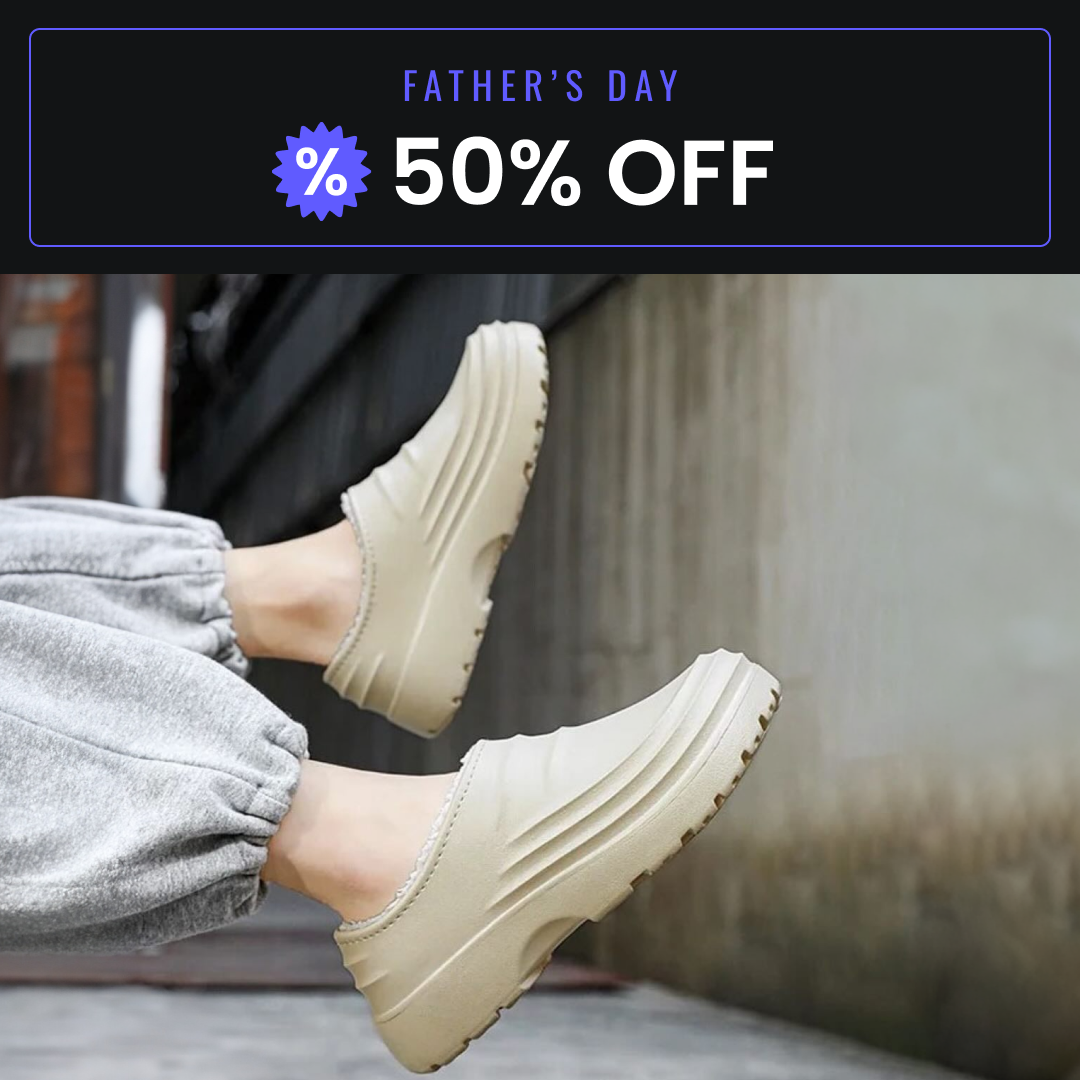 Waterproof Slip-On Clogs with Arch Support – Lightweight, All-Day Comfort Shoes